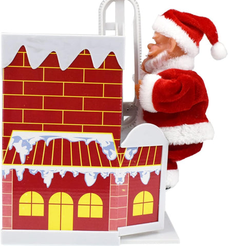 Image of Papá Noel escalador chimenea