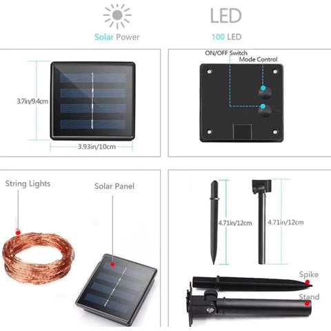 Image of LUCES LED CON PANEL SOLAR